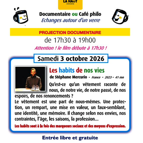 Projection documentaire : Les habits de nos vies - OLORON-SAINTE-MARIE
