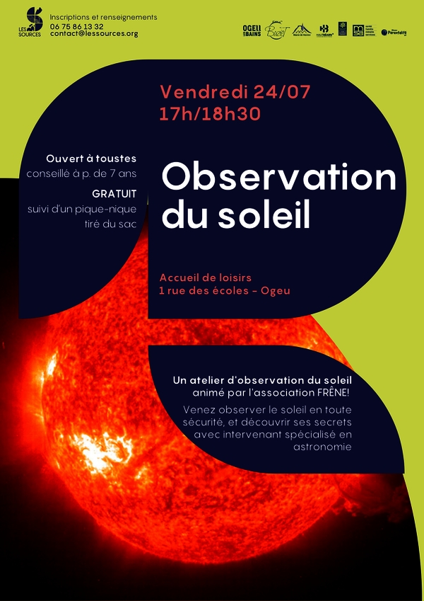 Observation du soleil - OGEU-LES-BAINS