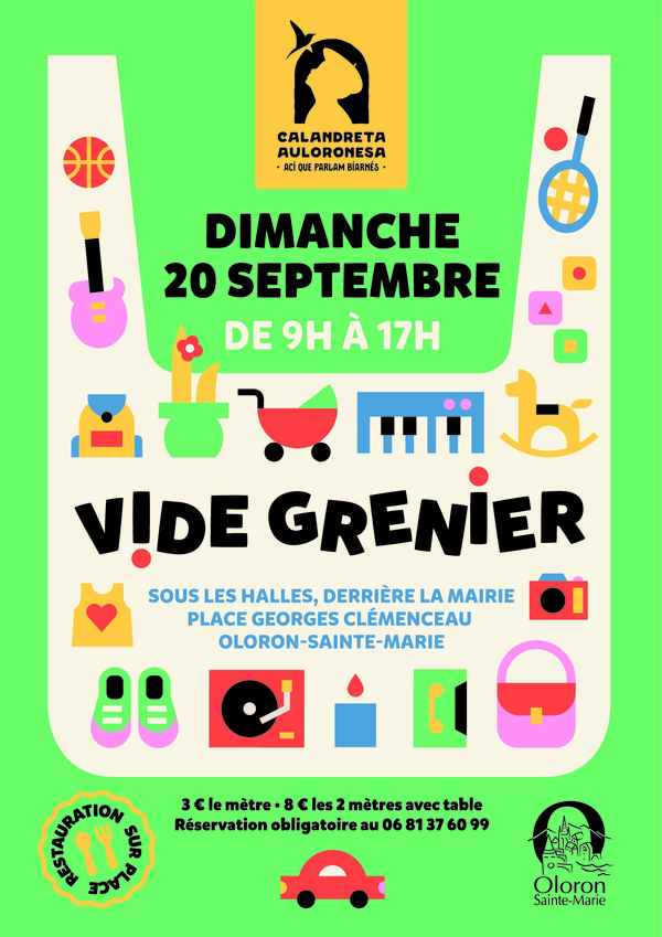 Vide grenier - OLORON-SAINTE-MARIE