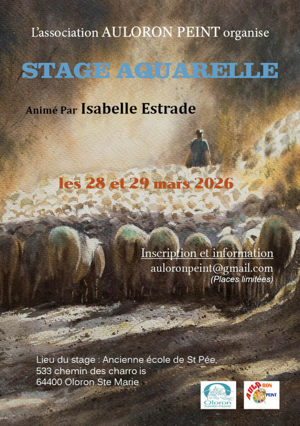 Stage aquarelle - OLORON-SAINTE-MARIE