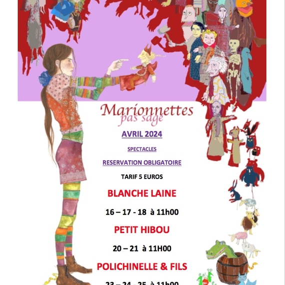 Spectacle de marionnettes - Blanche Laine - OLORON-SAINTE-MARIE