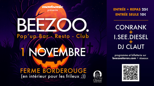 Les Soirées Beezoo à Oloron — édition spéciale Halloween - OLORON-SAINTE-MARIE