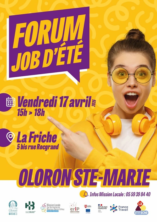 Forum job d'été - OLORON-SAINTE-MARIE
