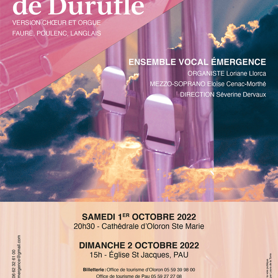 Concert autour du requiem de Maurice Durufle - OLORON-SAINTE-MARIE