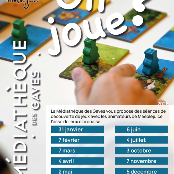 On joue ? Découverte de jeux avec Meeplejuice - OLORON-SAINTE-MARIE