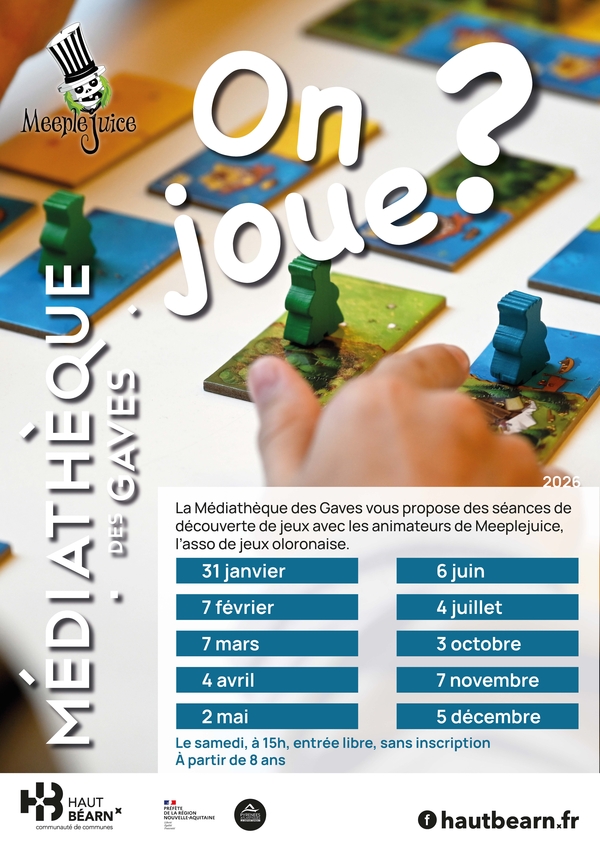 On joue ? Découverte de jeux avec Meeplejuice - OLORON-SAINTE-MARIE