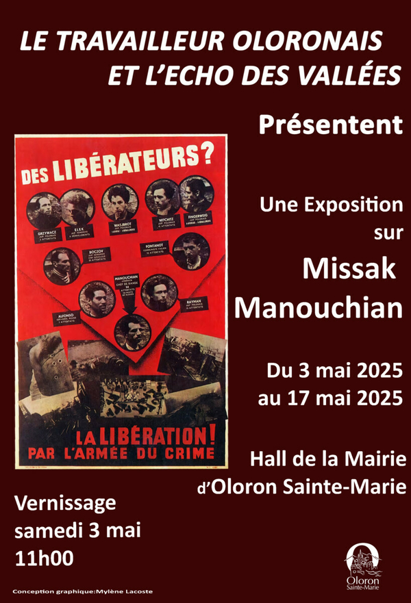 Exposition sur Missak Manouchian - OLORON-SAINTE-MARIE
