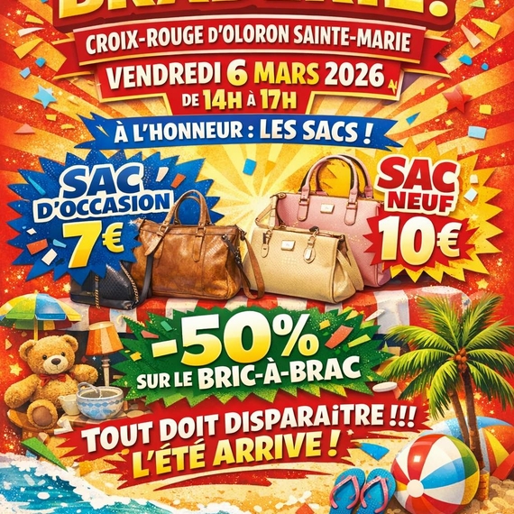 Méga braderie de la Croix Rouge - OLORON-SAINTE-MARIE