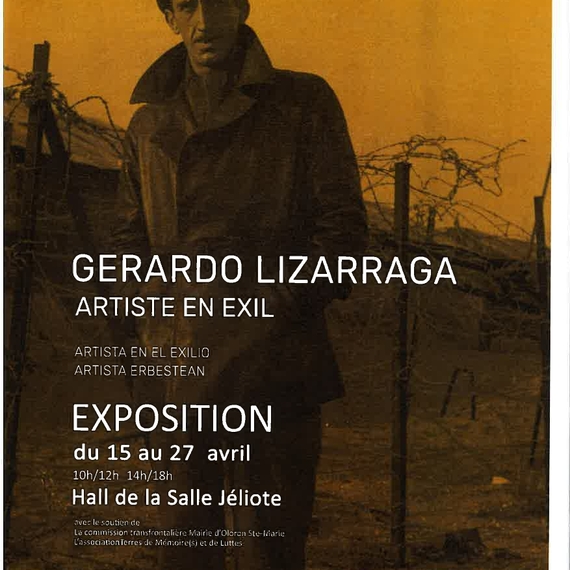 Exposition : Gerardo Lizarraga, artiste en exil - OLORON-SAINTE-MARIE