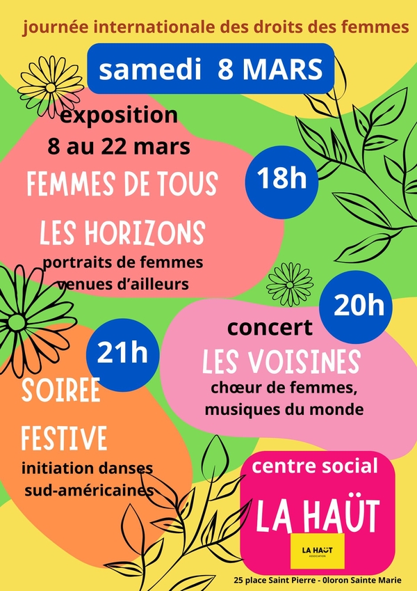 Exposition "Femmes de tous les horizons" - OLORON-SAINTE-MARIE