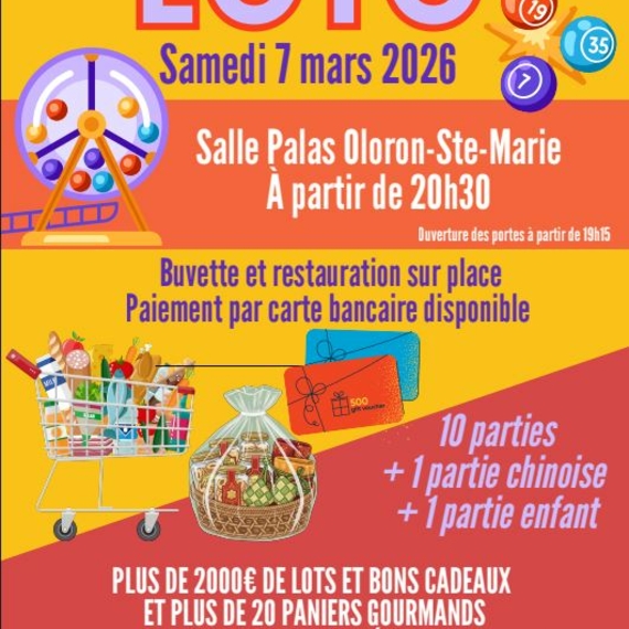 Loto de l'école Jeanne d'Arc - OLORON-SAINTE-MARIE