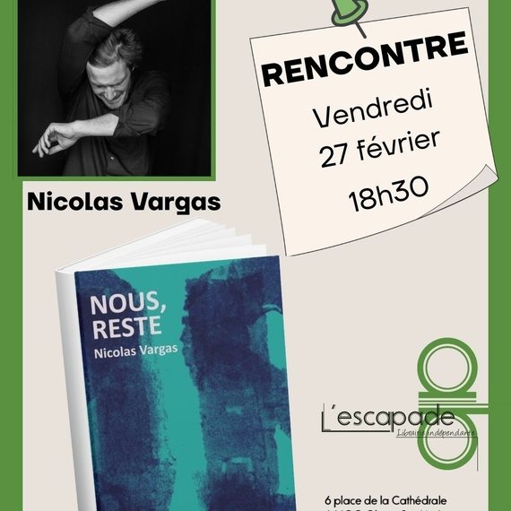 Rencontre avec Nicolas Vargas - OLORON-SAINTE-MARIE