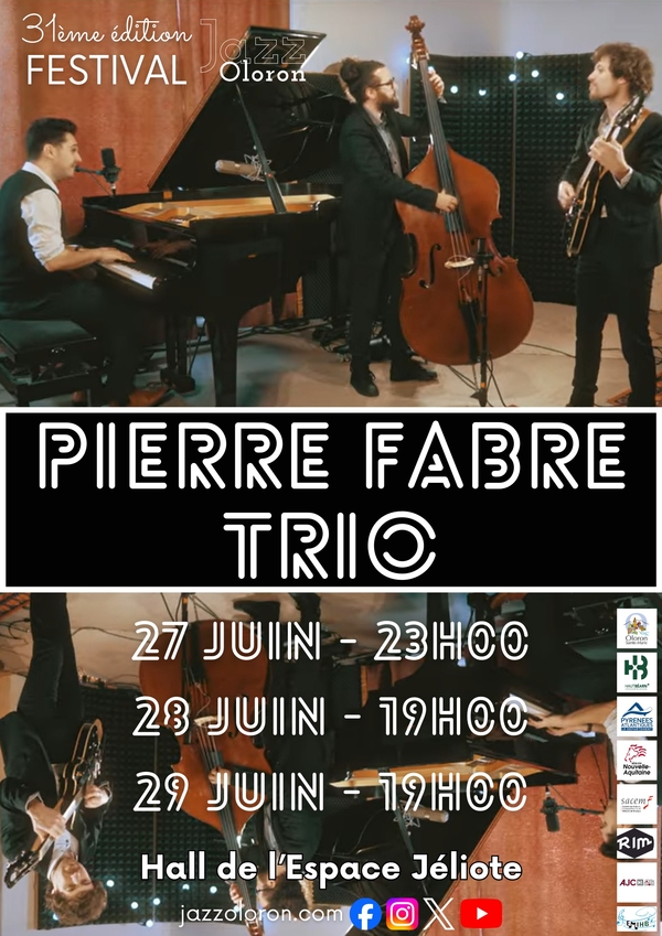 Festival de Jazz - Pierre Fabre Trio et Jam Scène Ouverte - OLORON-SAINTE-MARIE
