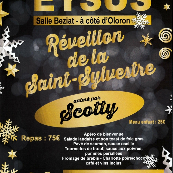 Réveillon de la Saint-Sylvestre - EYSUS