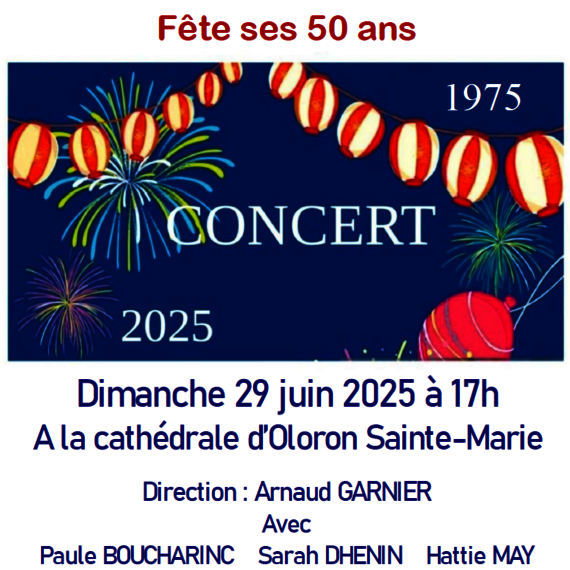 Concert Les 50 ans de la Villanelle, Choeur Philia - OLORON-SAINTE-MARIE