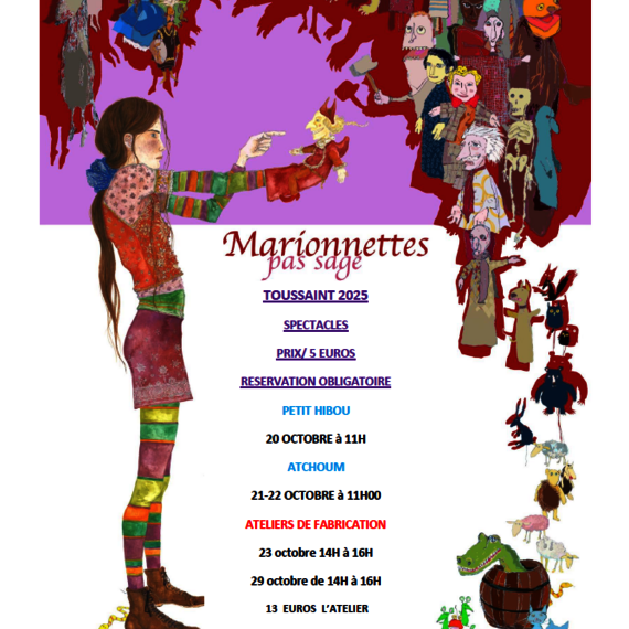 Spectacle "Petit Hibou" - Théâtre Pas Sage - OLORON-SAINTE-MARIE