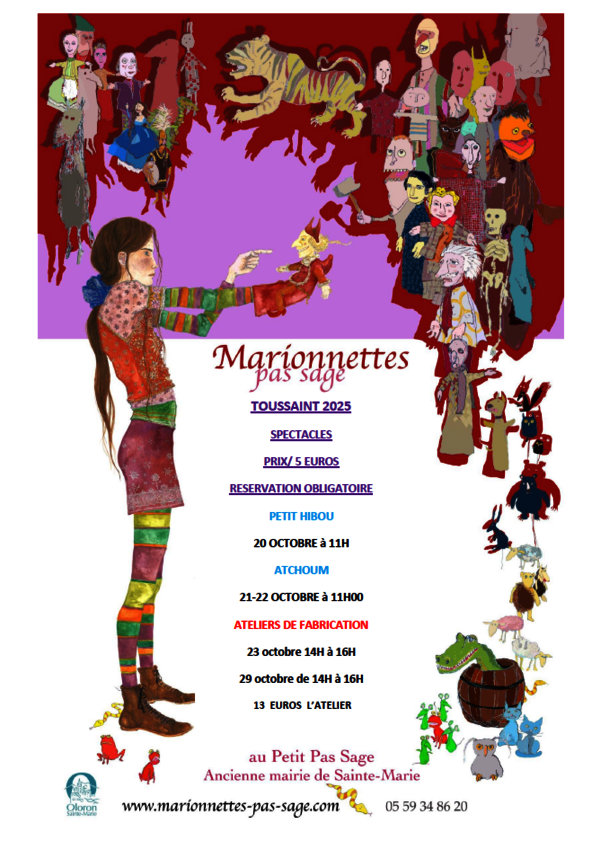 Théâtre Pas Sage, Spectacle: "Petit Hibou" - OLORON-SAINTE-MARIE