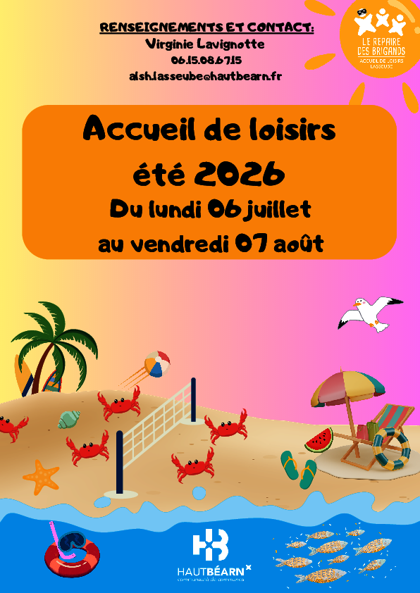 Programme ALSH Lasseube - Le repaire des Brigands