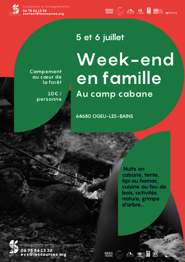 Week-end en famille au Camp cabane - OGEU-LES-BAINS