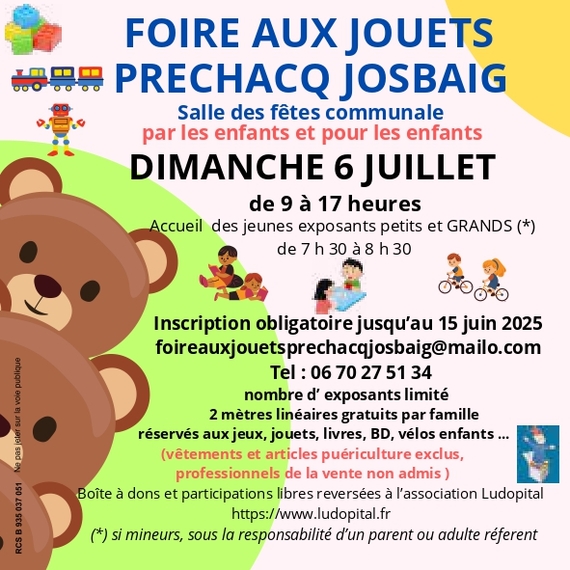 Foire aux jouets - PRECHACQ-JOSBAIG