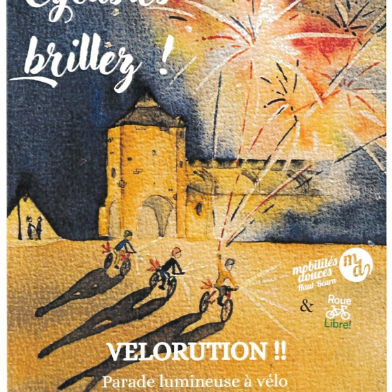 Vélorution : parade lumineuse à vélo - OLORON-SAINTE-MARIE