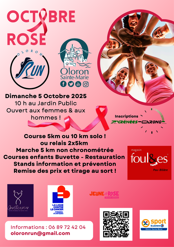 Octobre rose - OLORON-SAINTE-MARIE