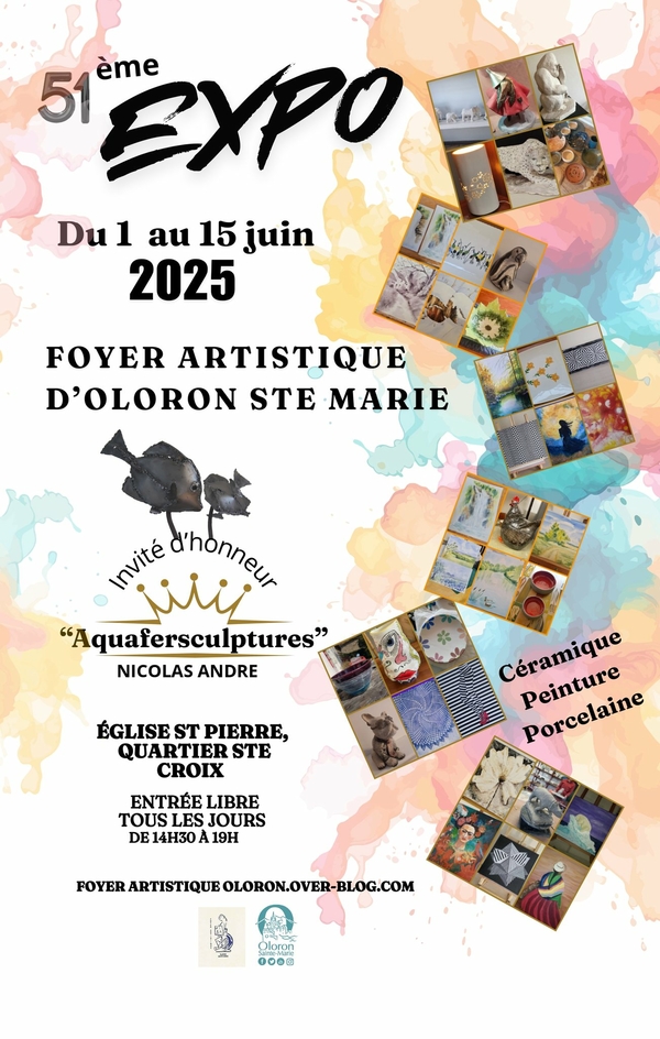 Exposition du Foyer Artistique d'Oloron - OLORON-SAINTE-MARIE
