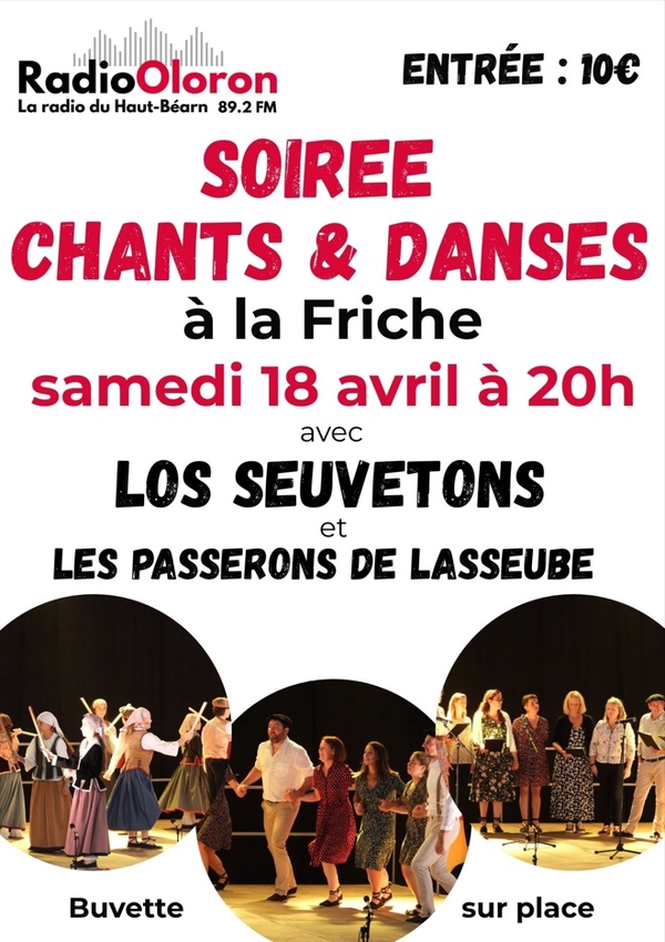 Soirée chants et danses - OLORON-SAINTE-MARIE