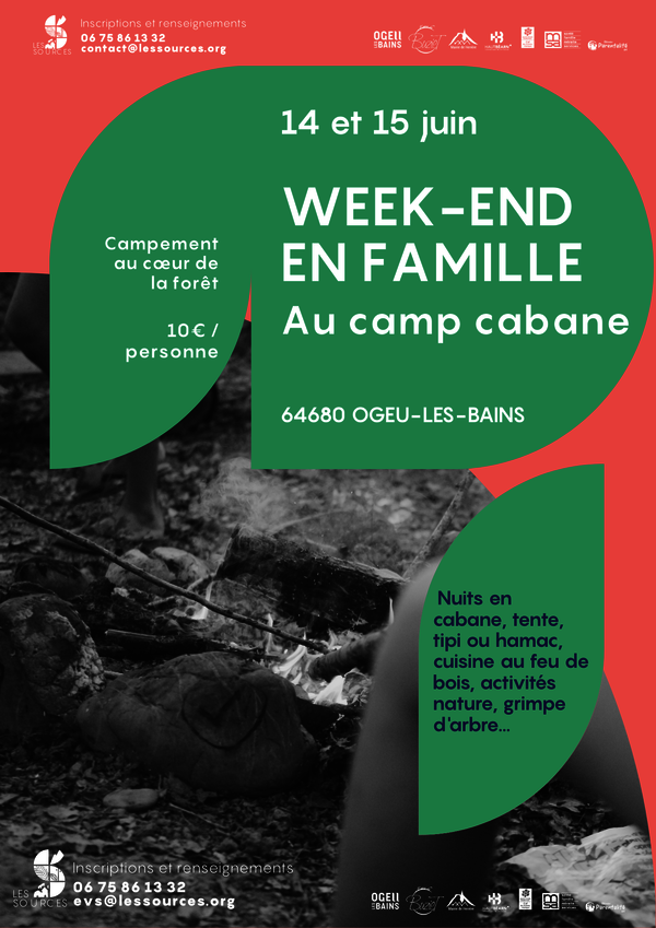 Week-end familles au Camp cabane - OGEU-LES-BAINS