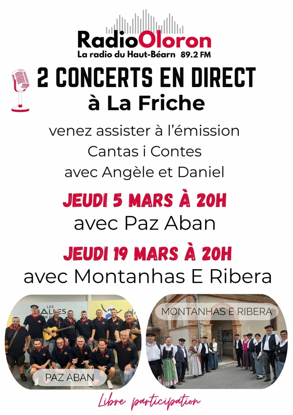 Concert Paz Aban - OLORON-SAINTE-MARIE