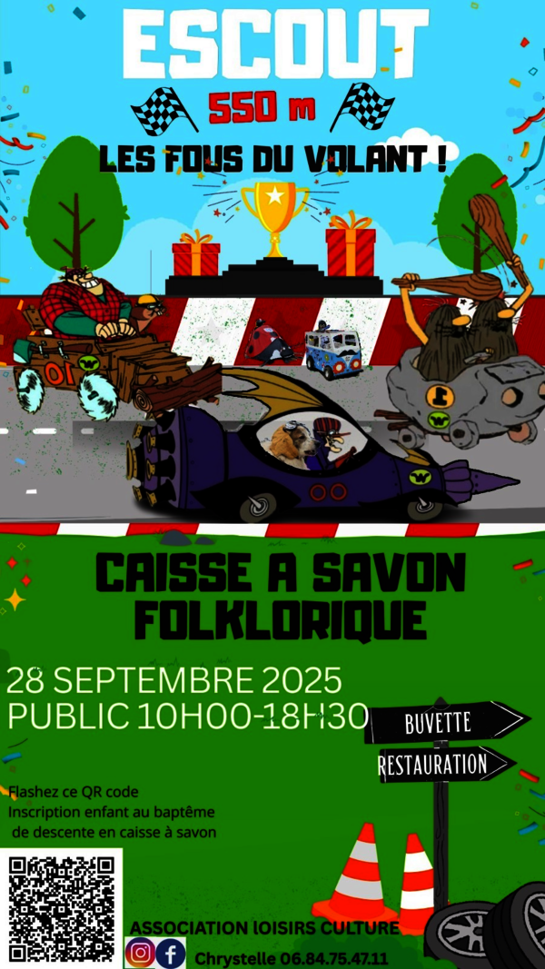 Caisse à savon folklorique - ESCOUT