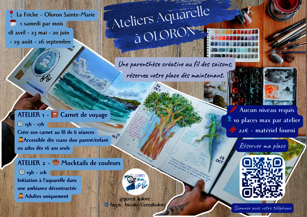 Atelier : Mocktails de couleurs - OLORON-SAINTE-MARIE