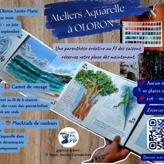 Atelier : Carnet de voyage - OLORON-SAINTE-MARIE