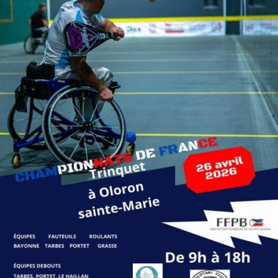Championnat de France Handi Pelote - OLORON-SAINTE-MARIE