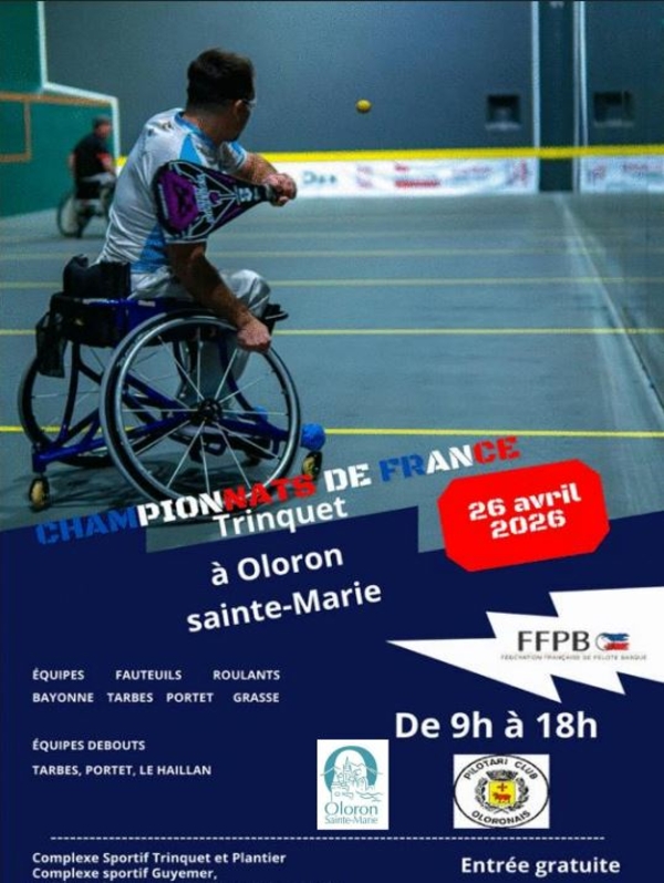 Championnat de France Handi Pelote - OLORON-SAINTE-MARIE
