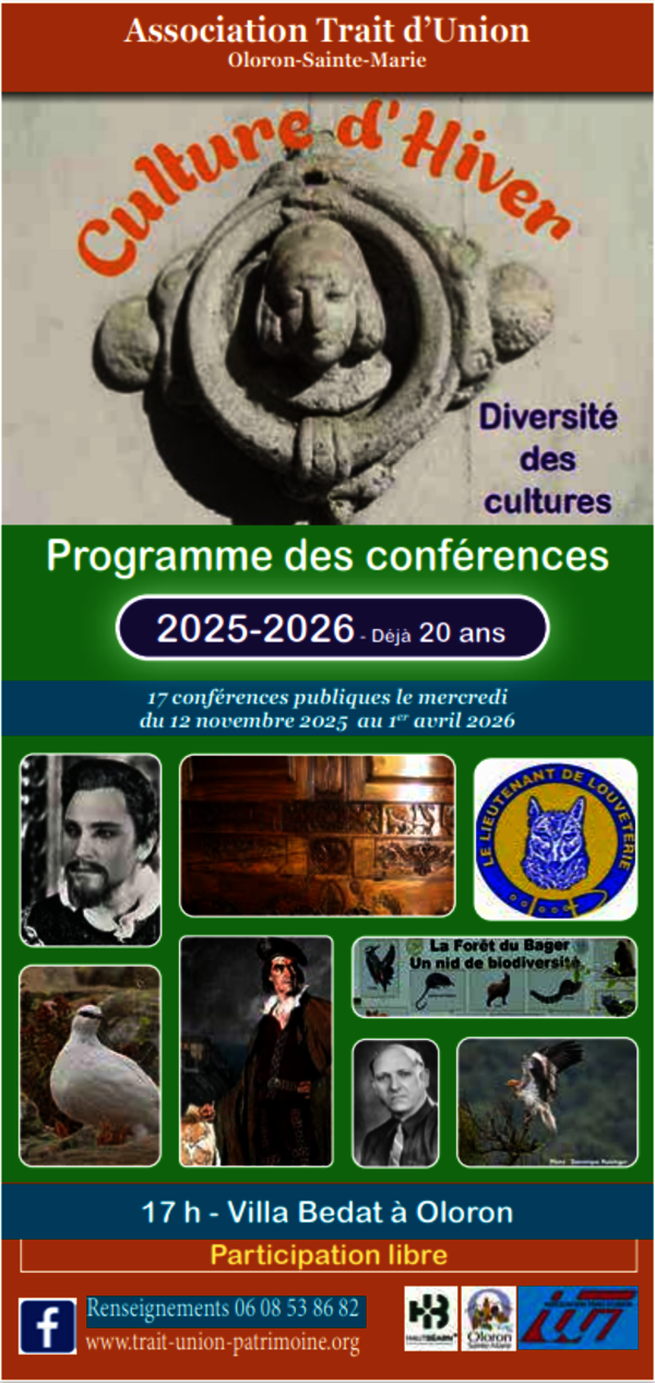Culture d'hiver : conférence "Le Passeur : Michel Olazabal, héros méconnu de la  Résistance" - OLORON-SAINTE-MARIE