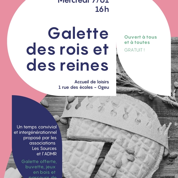 Galette des Rois et des Reines - OGEU-LES-BAINS