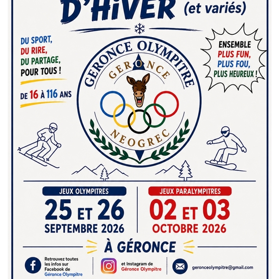 Jeux olympitres d'hiver - GERONCE