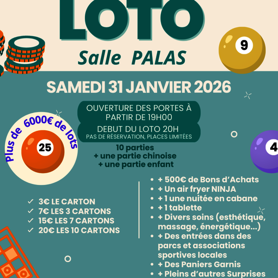 Loto des écoles Saint-Cricq - OLORON-SAINTE-MARIE