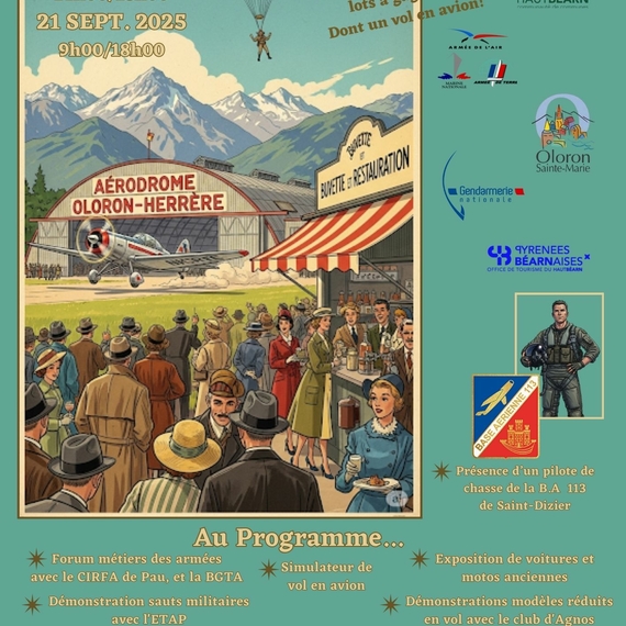 Portes ouvertes de l'aéroclub d'Oloron-Herrère - HERRERE