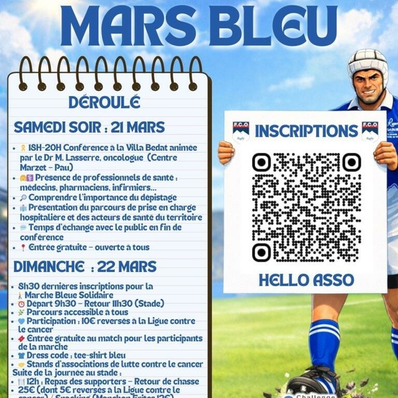 Marche bleue solidaire - OLORON-SAINTE-MARIE