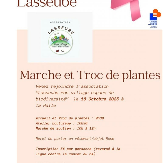 Marche solidaire et troc de plantes - LASSEUBE