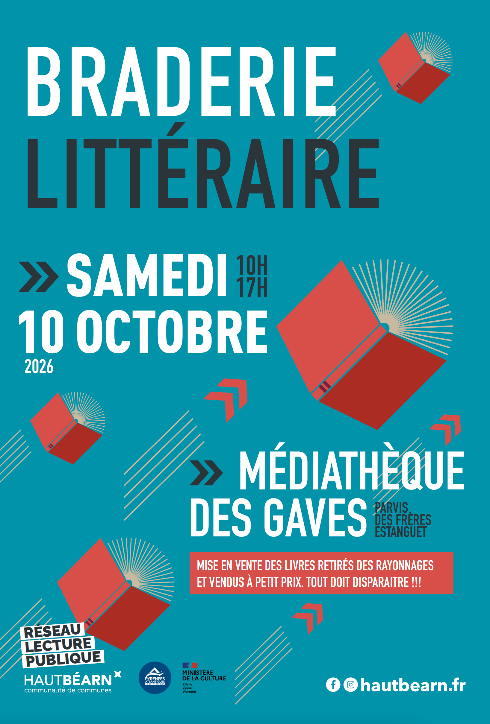 Culture et vous en Haut-Béarn : Braderie de la Médiathèque - OLORON-SAINTE-MARIE